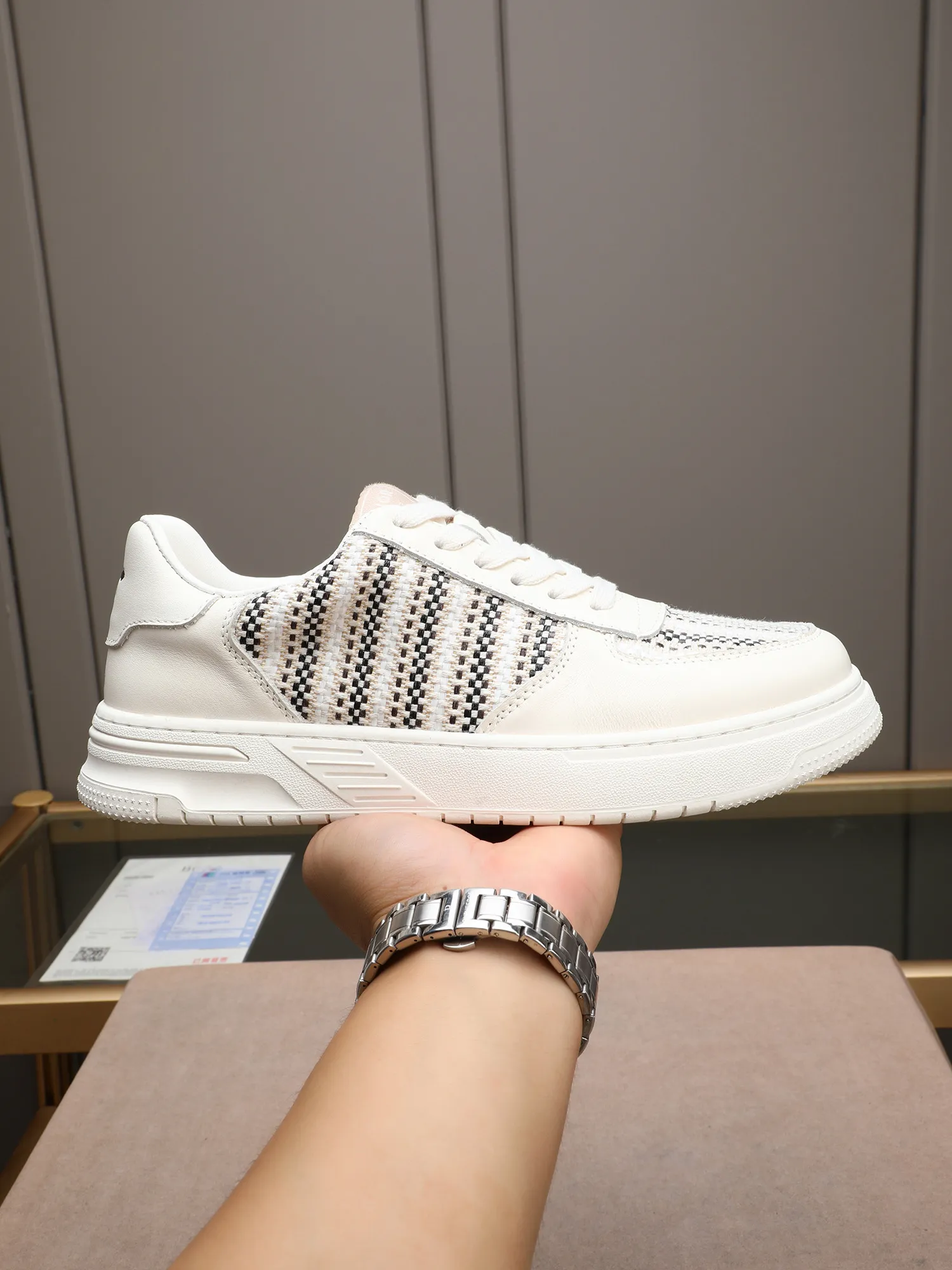 Men's men's shoes💰420 [Dior] small cloth shoes, waterproof fabric imported from Italy➕breathable sheepskin lining! Ultra-light and wear-resistant outsole. Super comfortable size: 38-44